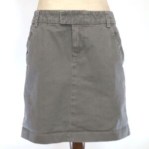 Tommy Hilfiger Gray Twill Pencil Skirt Size 6